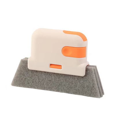 Buy 1 Get 1 Free! 3-in-1 Window Track Cleaning Tool with Scrubbing Pad