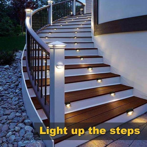🌸BUY 1 GET 1 FREE ! ☀️ Waterproof Outdoor Solar Deck Lights – Solar Powered, Warm Gentle Glow, Easy Install ✨