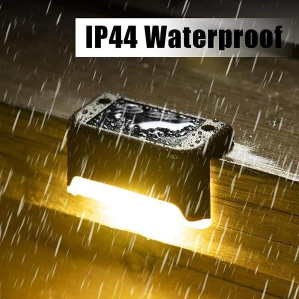 🌸BUY 1 GET 1 FREE ! ☀️ Waterproof Outdoor Solar Deck Lights – Solar Powered, Warm Gentle Glow, Easy Install ✨