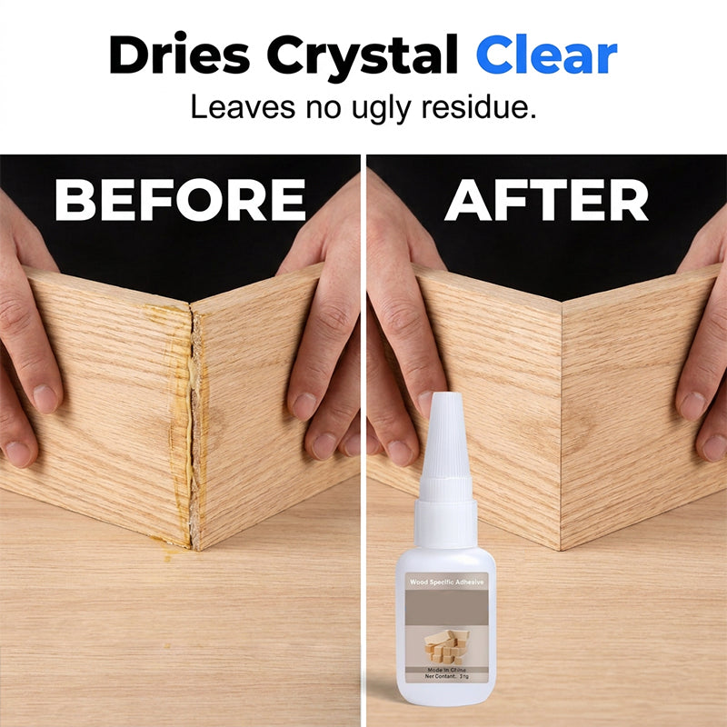 ✨🔧 50% OFF! Strong Bond Wood Glue – Heavy‑duty repair for door frames, chairs & tables. Precision tip – no mess, no waste. Fast curing – back in use today! 💪