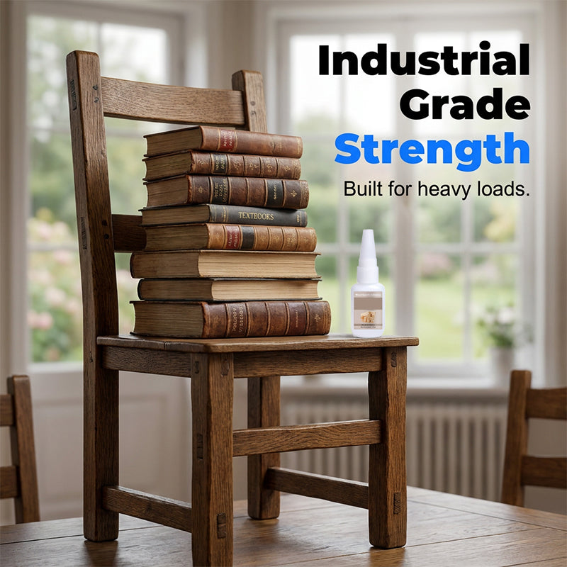 ✨🔧 50% OFF! Strong Bond Wood Glue – Heavy‑duty repair for door frames, chairs & tables. Precision tip – no mess, no waste. Fast curing – back in use today! 💪