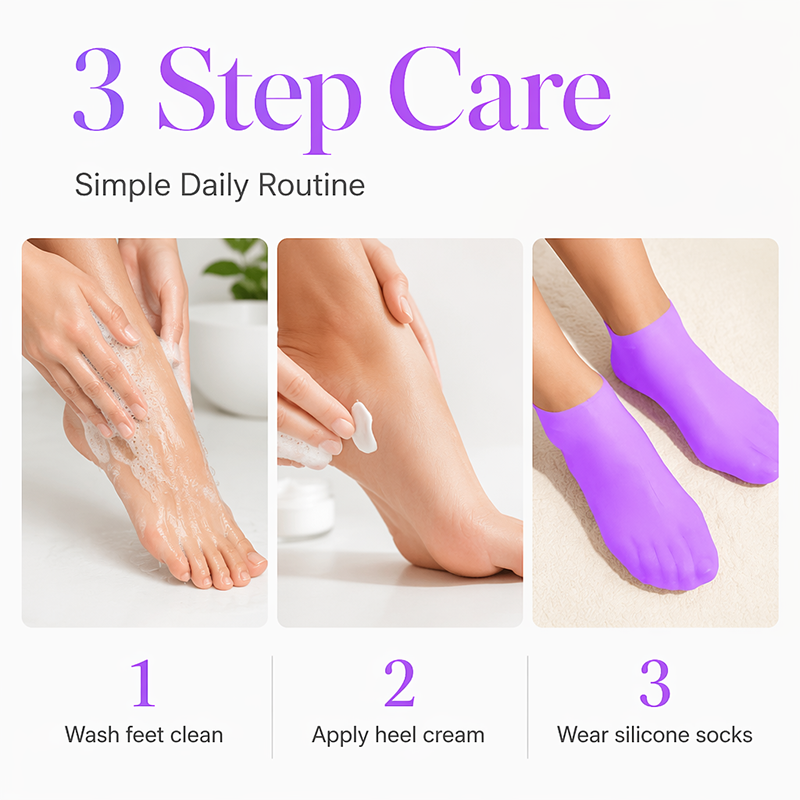 🩷BUY 1 GET 1 FREE🩷Moisturizing Foot Mask Exfoliating Silicone Socks Beach Protective Socks👣