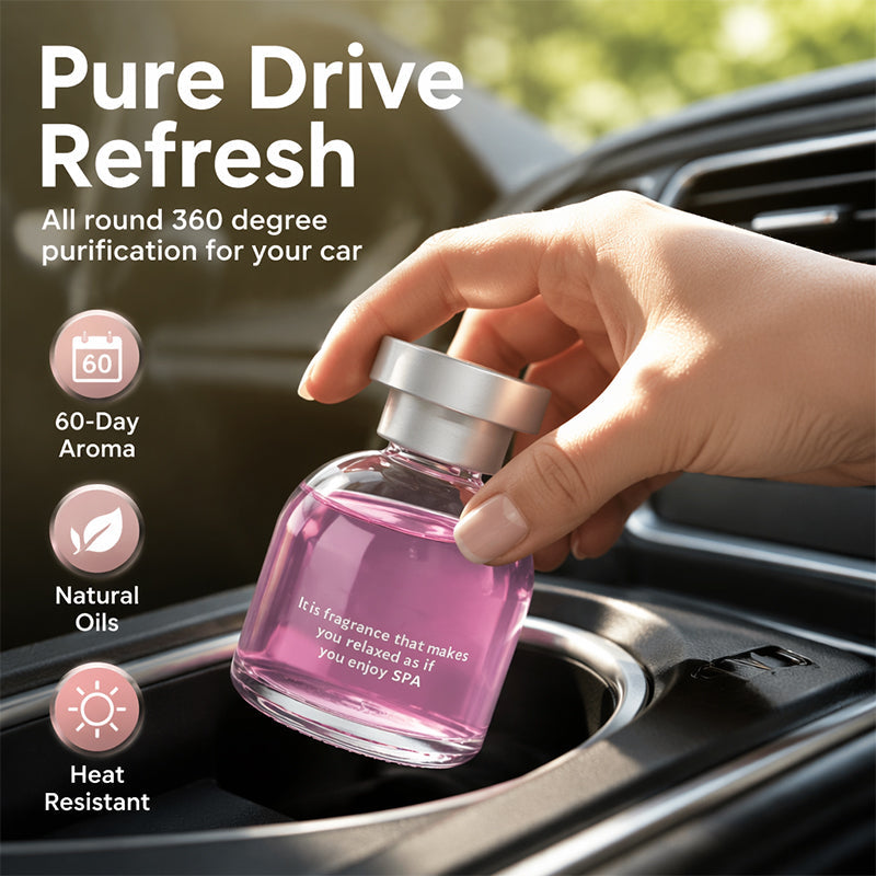 🔥50% OFF Long Lasting Car Perfume, Mild Natural Fragrance Auto Air Freshener, Effective Odor Eliminator, Compact Decorative Car Scent for Dashboard