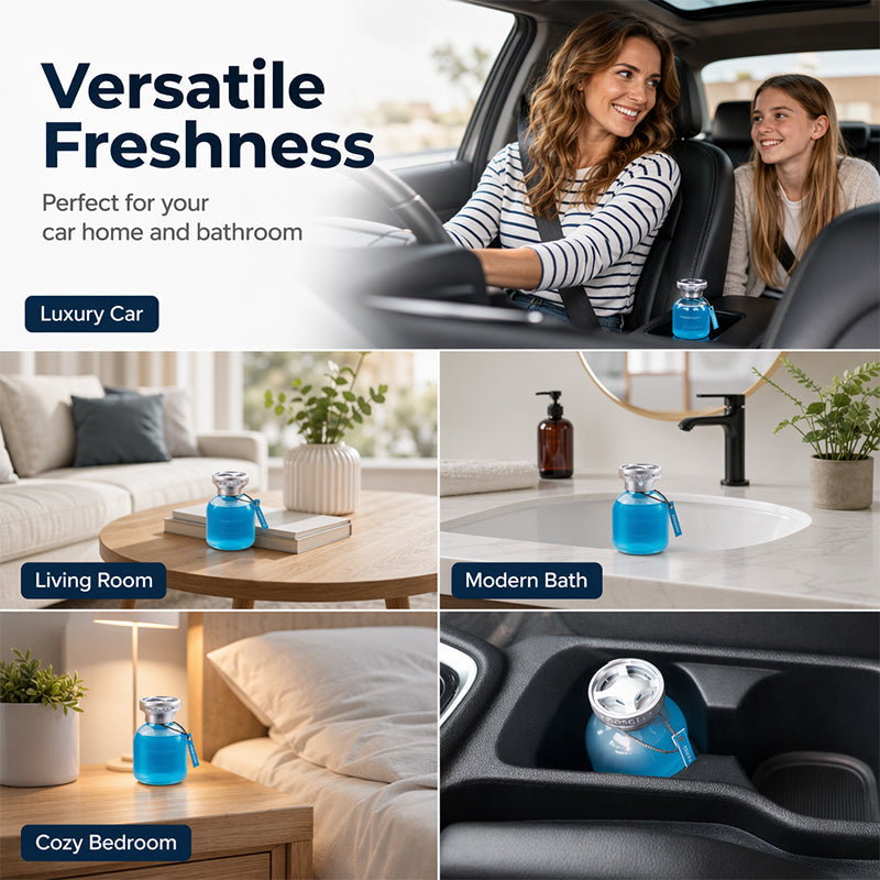 🔥50% OFF Long Lasting Car Perfume, Mild Natural Fragrance Auto Air Freshener, Effective Odor Eliminator, Compact Decorative Car Scent for Dashboard