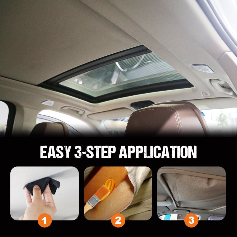 🔥Hot Sale 52% OFF🔥Car Headliner Repair Adhesive｜Heat Resistant Quick-Dry Fabric & Leather Bonding Glue ✨