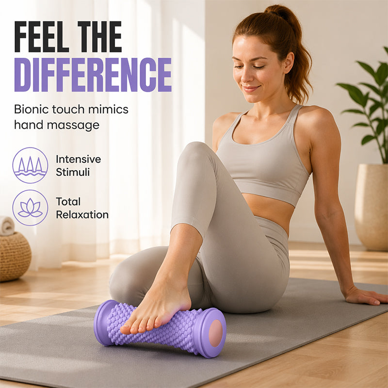📢📢49% OFF !! ⏰TPE Foot Massage Roller for Plantar Fasciitis Relief
