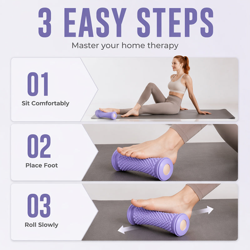 📢📢49% OFF !! ⏰TPE Foot Massage Roller for Plantar Fasciitis Relief