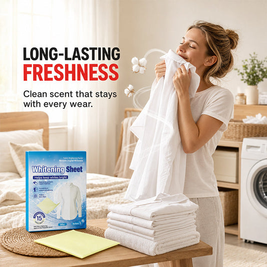 Laundry Whitening Sheets for Yellow Removal