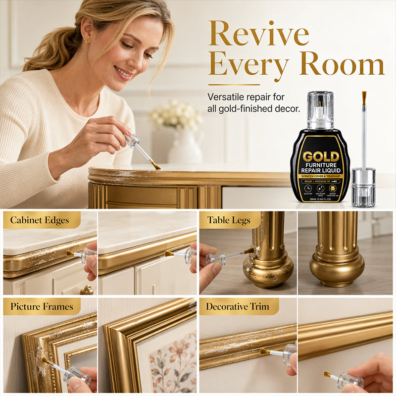 🥳2026 HOT SALE🥳💞50K+ SOLD!🏠✨Gold Furniture Repair Paint