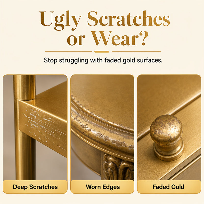🥳2026 HOT SALE🥳💞50K+ SOLD!🏠✨Gold Furniture Repair Paint