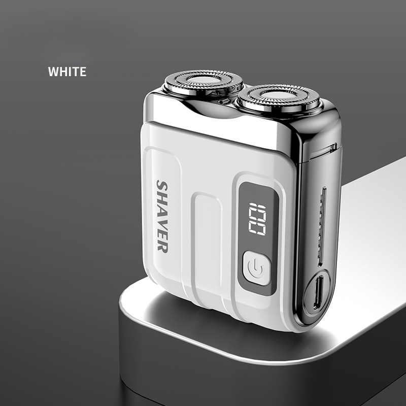 ⚡🪒 50% OFF! Portable Electric Shaver – AI Beard Sensor, Magnetic Head, 60min Battery & LED Display