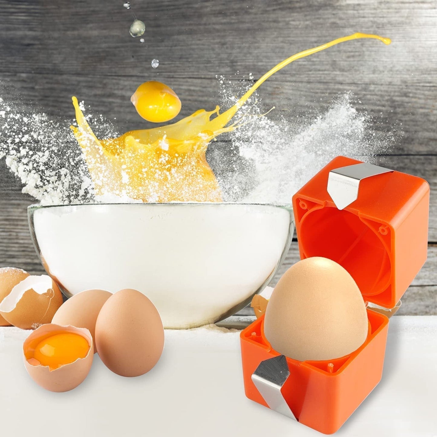 🥚💨 Rompe Huevos Rápido y Limpio – Abre Cientos sin Cáscaras Rotas, Adiós a los Dedos Pegajosos y los Restos en la Sartén 🍳🔥