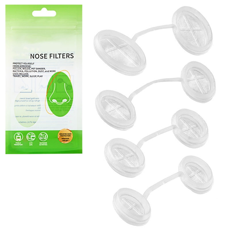 Invisible Nose Filters for Allergy & Dust Protection