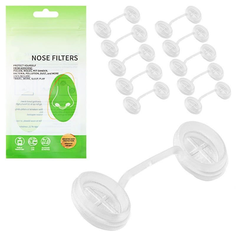 Invisible Nose Filters for Allergy & Dust Protection