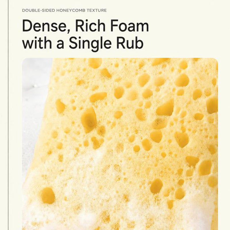 😍Best Sellers🔥Exfoliating Honeycomb Bath Sponge with Hand Strap