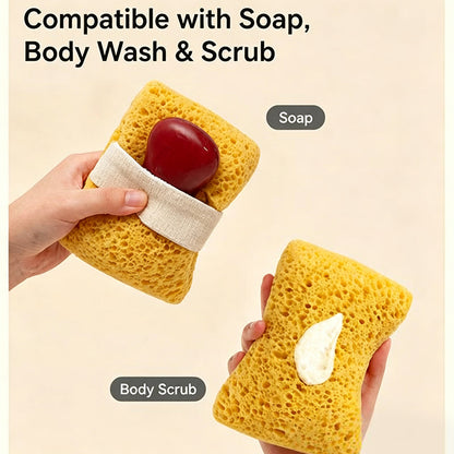 😍Best Sellers🔥Exfoliating Honeycomb Bath Sponge with Hand Strap