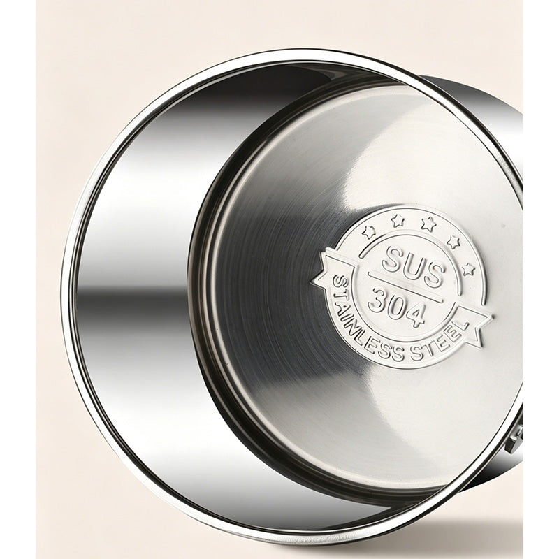 Multifunctional 304 Stainless Steel Frying Pot