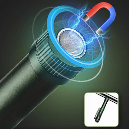 🔦🔥Must-Have Tool! Multifunctional Pen-Shaped Strong Magnetic Work Light, Portable Rotatable LED Work Torch, Magnetic Base Hands-Free Lighting for Repair & Outdoor💡