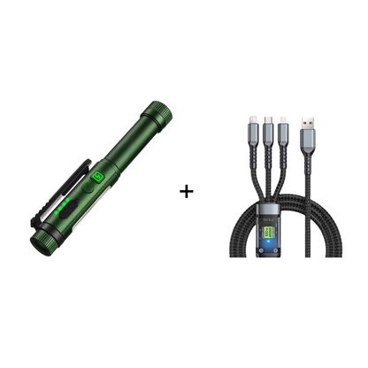 🔦🔥Must-Have Tool! Multifunctional Pen-Shaped Strong Magnetic Work Light, Portable Rotatable LED Work Torch, Magnetic Base Hands-Free Lighting for Repair & Outdoor💡