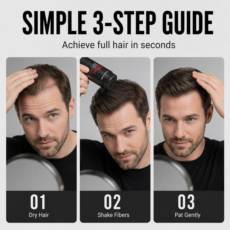 🥳2026 HOT SALE🥳💞50K+ SOLD!💨✨ 50% OFF! Hair Building Fibers – Instantly fills thinning spots & receding hairlines. Natural volume in 3 seconds – no more bald patches! 💇‍♂️🛡️