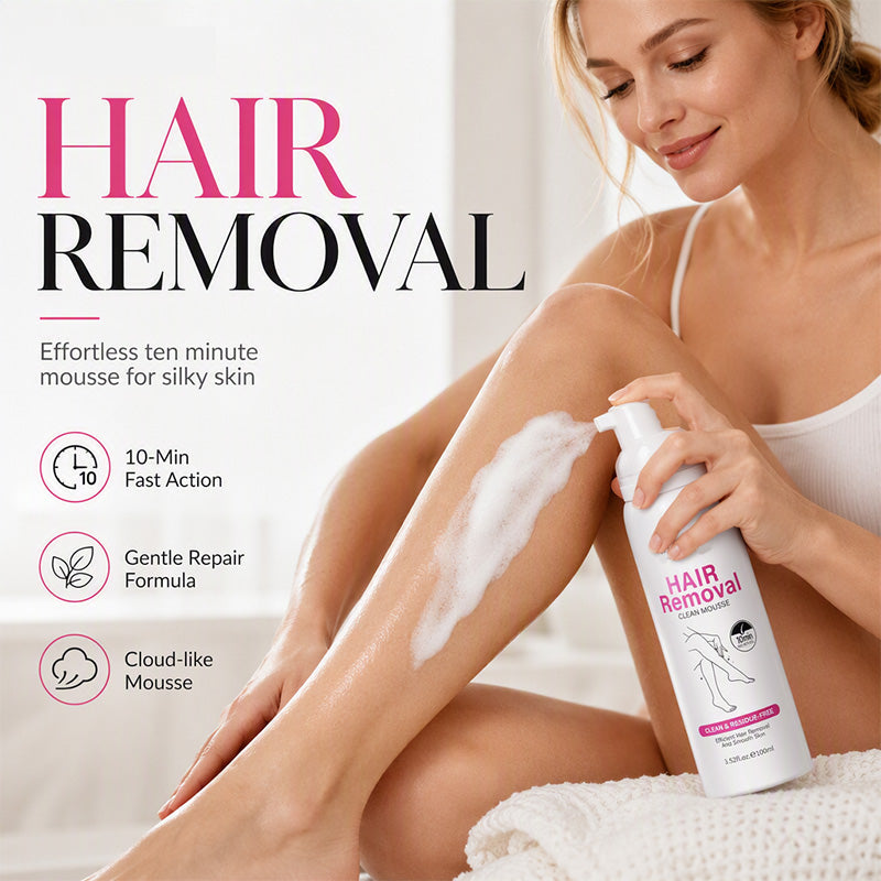 🔥Hot Sale 57% OFF🔥 Gentle Hair Removal Mousse – Helps Remove Unwanted Body Hair,  for Sensitive Skin 🧴