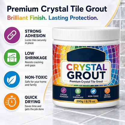 💧🛡️High-Strength Waterproof Crystal Tile Grout🏠 Goodbye to infiltration and blackening 🚫