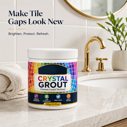 💧🛡️High-Strength Waterproof Crystal Tile Grout🏠 Goodbye to infiltration and blackening 🚫
