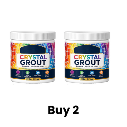 💧🛡️High-Strength Waterproof Crystal Tile Grout🏠 Goodbye to infiltration and blackening 🚫