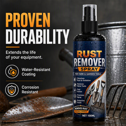 🔥Hot Sale 57% OFF🔥 Rust Remover Spray for Metal – Helps Dissolve Rust, 100ml, for Iron & Steel 🔧