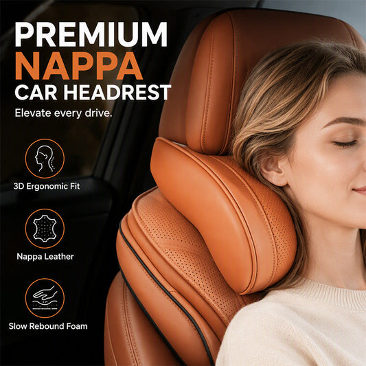 🚗💤 Relieve Driving Fatigue! Universal Memory Foam Car Headrest Neck Pillow, Ergonomic Support Auto Neck Cushion for Long Road Trips