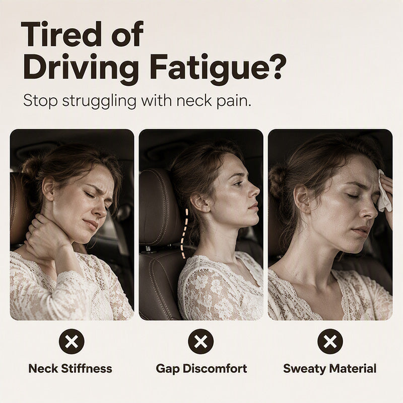 Universal Memory Foam Car Headrest Neck Pillow