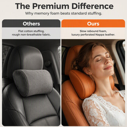 Universal Memory Foam Car Headrest Neck Pillow