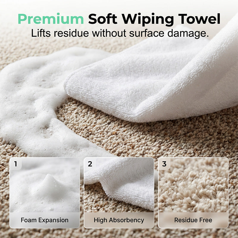🏠✨50% OFF! 🧹🛋️ Waterless Carpet Cleaning Foam – Instant Stain Lift, No Wet Mess & Advanced Micro-Foam Technology. Over 31,482 Spotless Carpets!✨