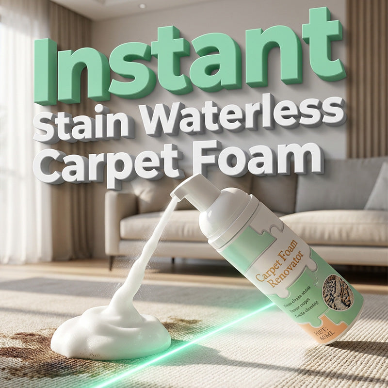🏠✨50% OFF! 🧹🛋️ Waterless Carpet Cleaning Foam – Instant Stain Lift, No Wet Mess & Advanced Micro-Foam Technology. Over 31,482 Spotless Carpets!✨