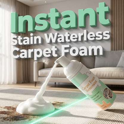 🏠✨50% OFF! 🧹🛋️ Waterless Carpet Cleaning Foam – Instant Stain Lift, No Wet Mess & Advanced Micro-Foam Technology. Over 31,482 Spotless Carpets!✨