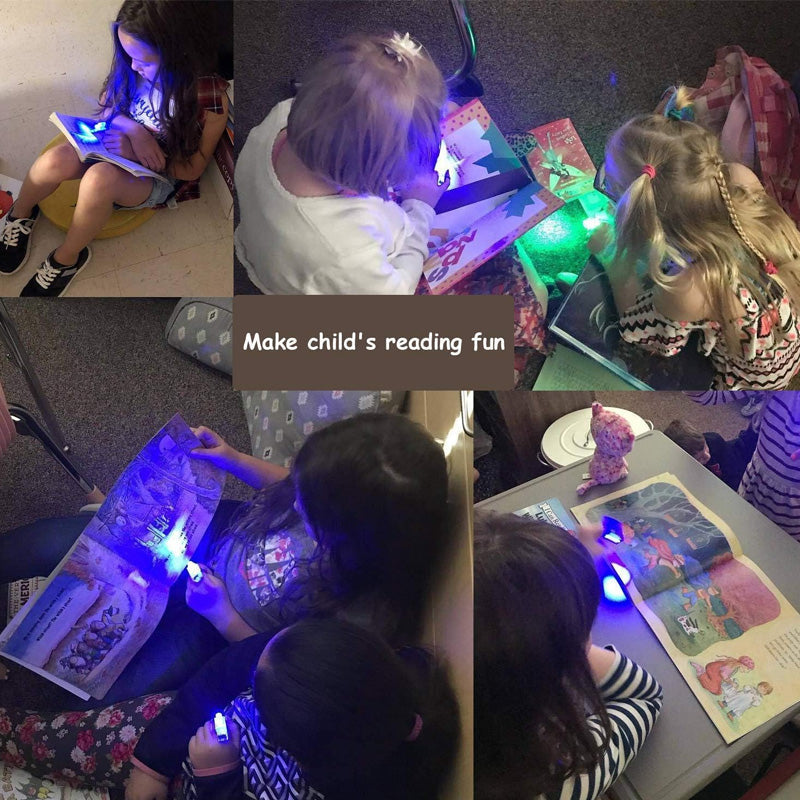 🔥Hot Sale 50% OFF🔥 Mini Colorful LED Finger Lights – Party Glow Finger Flashlights with Elastic Band