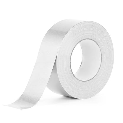 Reinforced Aluminum Foil Tape – Glass Fiber Mesh Heat-Resistant Waterproof Duct Tape for AC Pipes, Roof Sealing, HVAC Insulation, UV-Reflective Weatherproofing, Industrial-Strength Adhesive