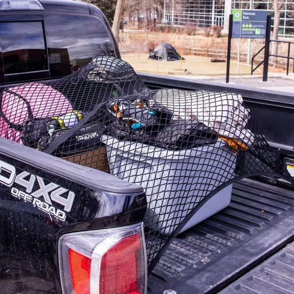 Universal car trunk tailgate net cover bag