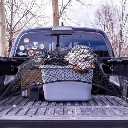 Universal car trunk tailgate net cover bag