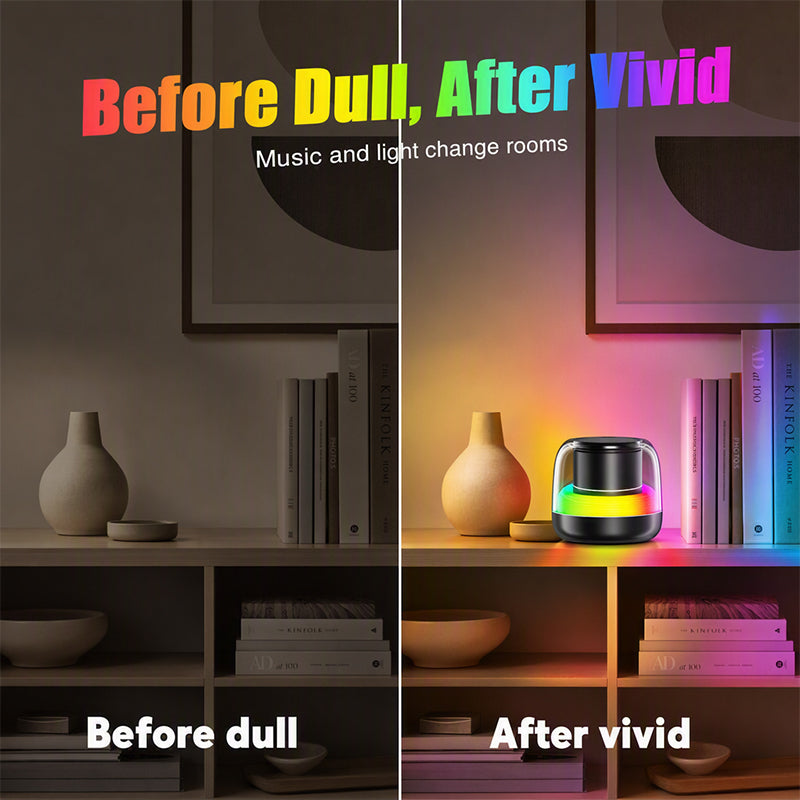 Portable Bluetooth Speaker with RGB Light