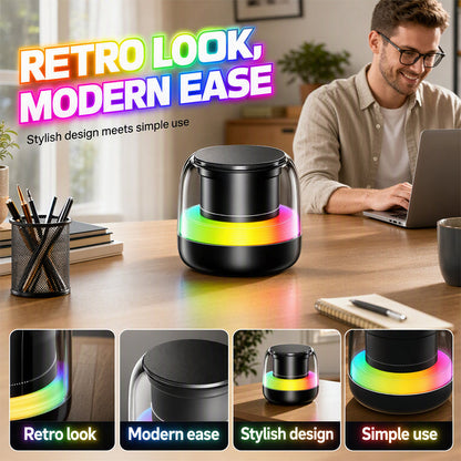 Portable Bluetooth Speaker with RGB Light