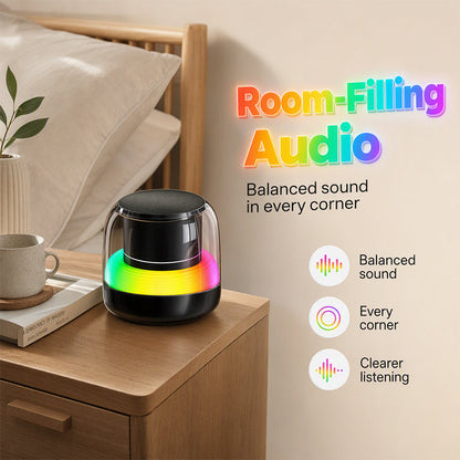 Portable Bluetooth Speaker with RGB Light