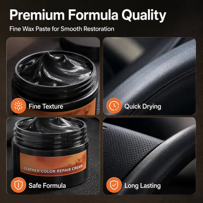🔥 Multi-Purpose Car Interior Repair Paste – Water-Based Wax with Deep Penetrating Color Restoration – Ideal for Leather, Plastic & Dashboard Scuffs 🚗🛡️