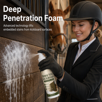 🔥Hot Sale 50% OFF🔥 Horse Stall Kickboard Cleaning Spray – Helps Clean & Deodorize Stall Surfaces, for Washable Hard Surfaces 🐴