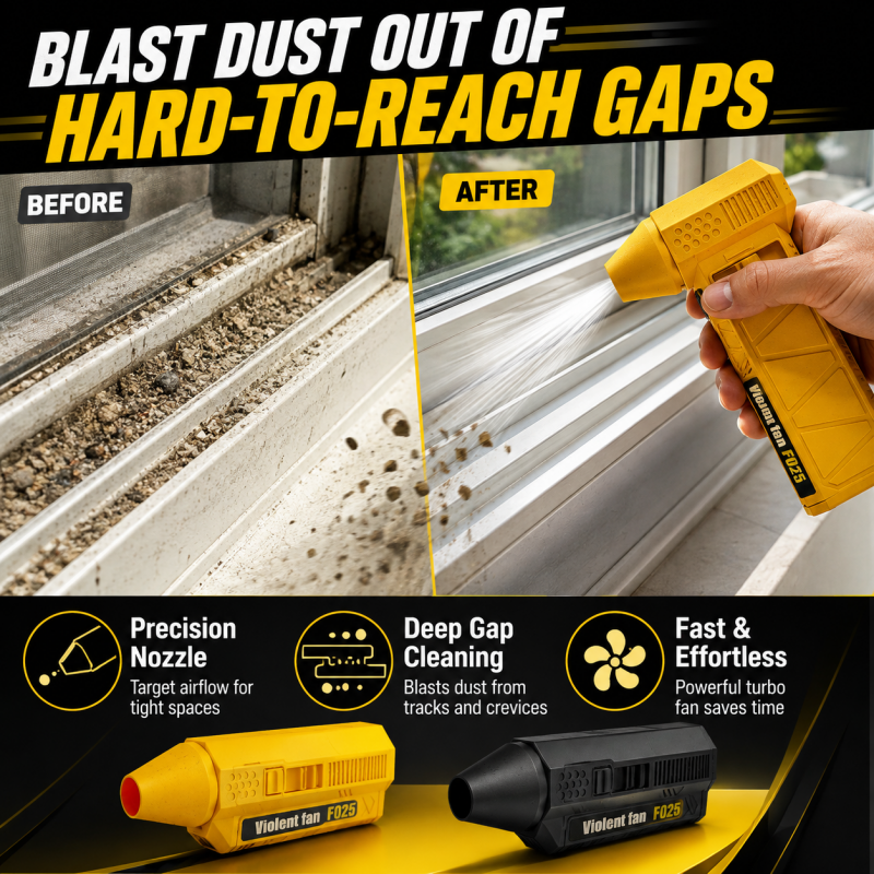⏰60% OFF⏰ Turbo Blower – Stepless Speed Control, Lightweight 424g – Blast Snow, Dust & Inflate Mattresses – Compact & Powerful! 🔧