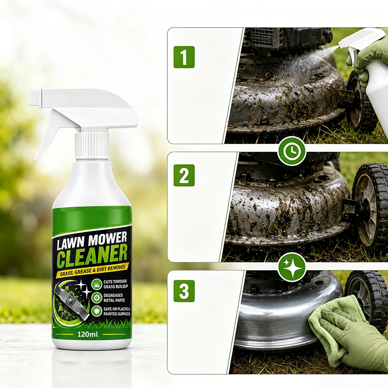 Fast Acting Lawn Mower Cleaner Spray