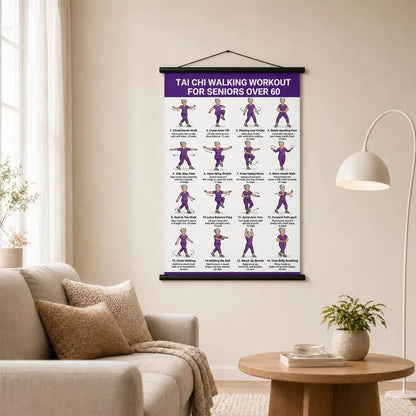 📢📢49% OFF !! ⏰Tai Chi Workout Poster for Seniors