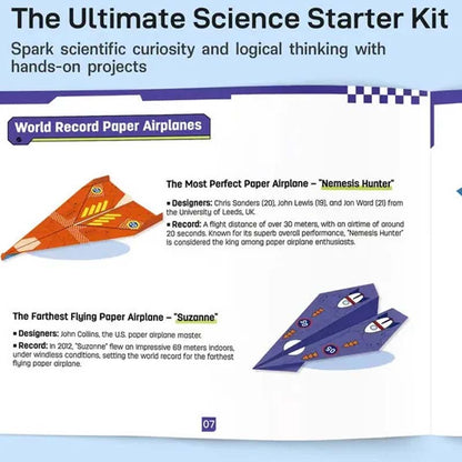 ⏳🔥LIMITED-TIME 50% OFF! ⏰🔥 Creative DIY Paper Airplane Set For Kids