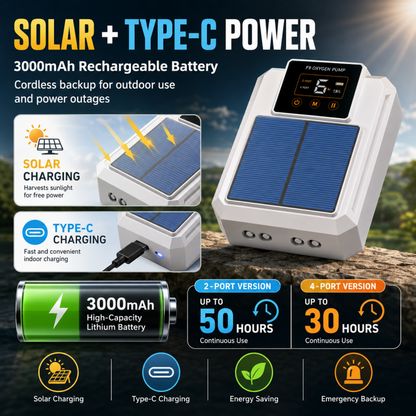 Portable Aquarium Oxygen Pump