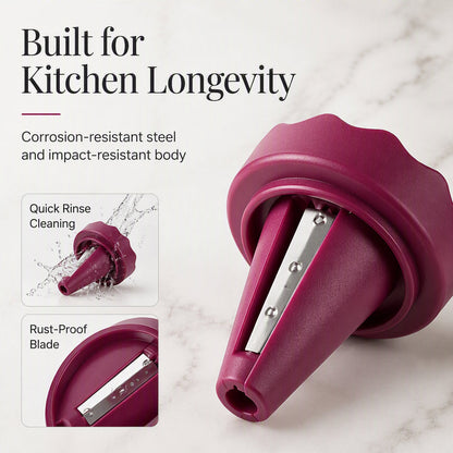 🥕✨ Manual Vegetable Spiralizer and Curler for Rose Flower Carving – Turn Carrots into Restaurant-Style Roses in 60 Seconds! 🌹🍽️